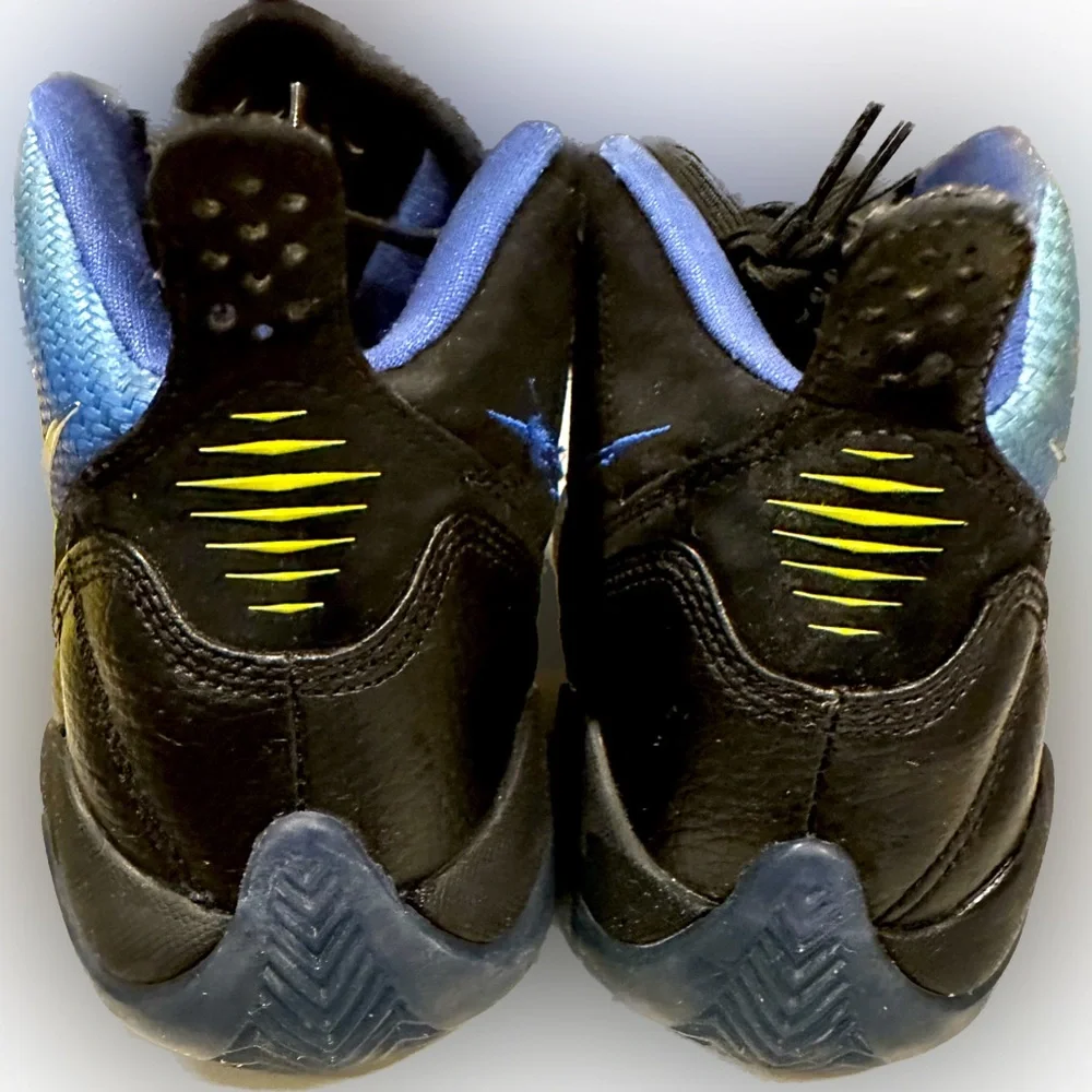 VTG NIKE Y2K ZOOM AIR BASKETBALL SHOE 7.5 LEATHER MULTI AWESOME SOLE NICE SPORTS - Picture 4 of 6